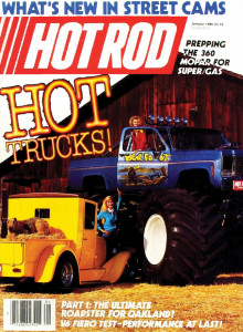 HOT ROD 1985 JAN - TRUCK, FIERO/ROD SHOP, NANCY, GTOs